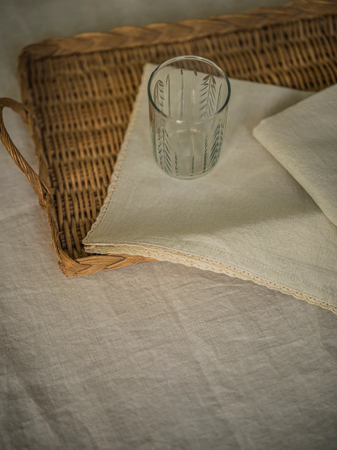 Handblown Glass Tumbler 250ml - Scandi Stripe
