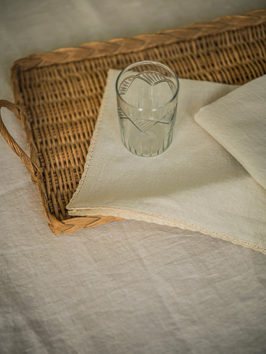 Handblown Glass Tumbler 250ml - Scalloped