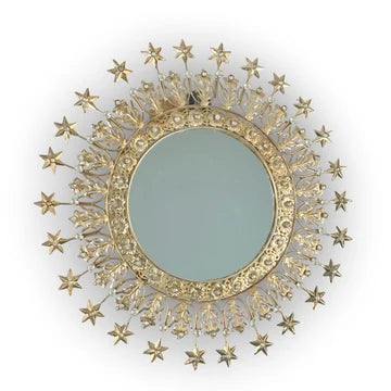 Star Crown Jewelled Wall Mirror