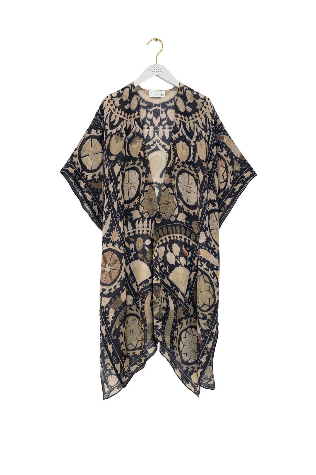 Susani Charcoal Wool Throwover