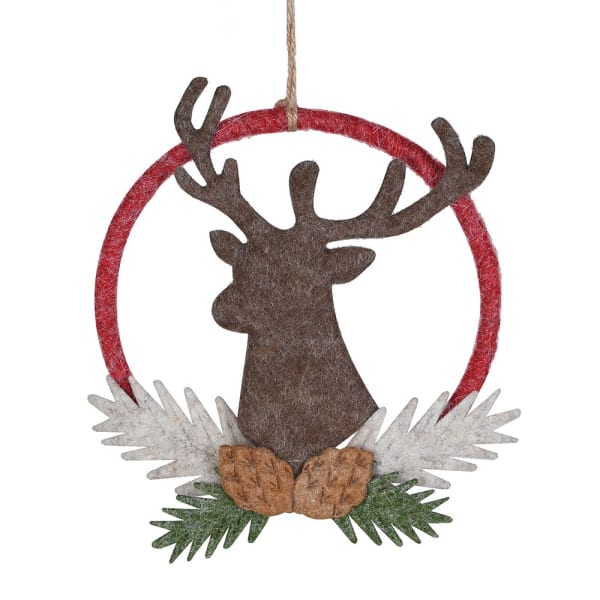 PINE REINDEER DECO