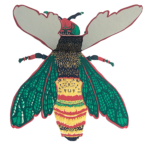 UK/EU: Wasp Greeting Card: C5