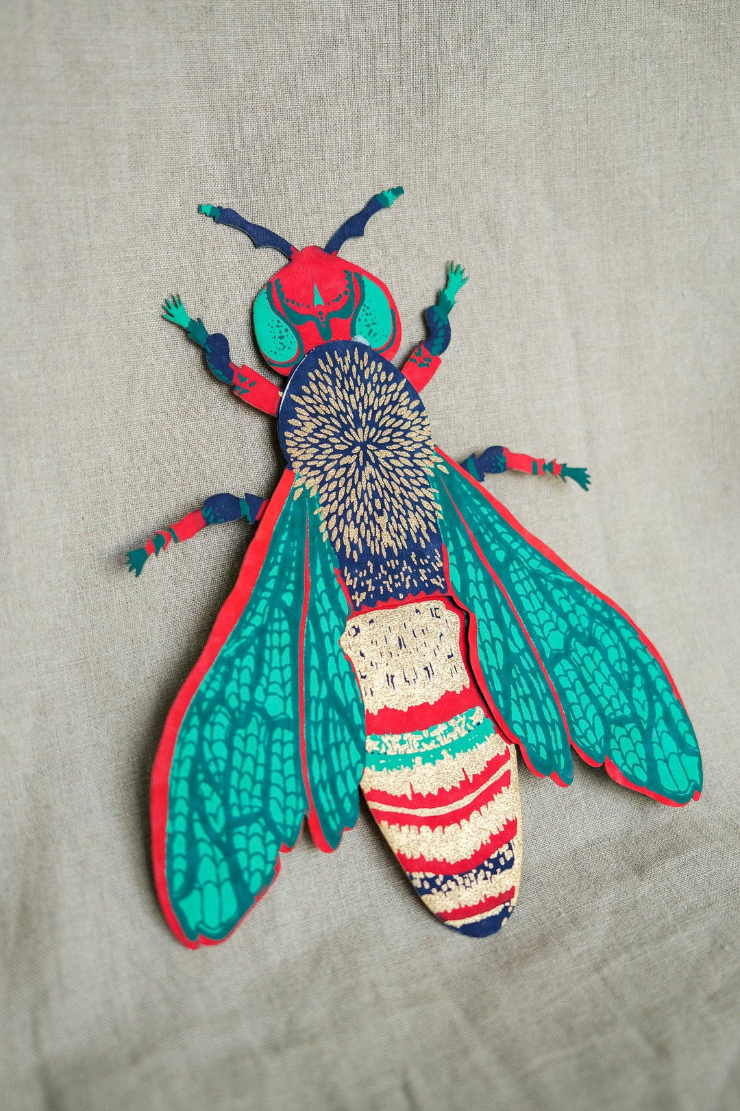 UK/EU: Wasp Greeting Card: C5