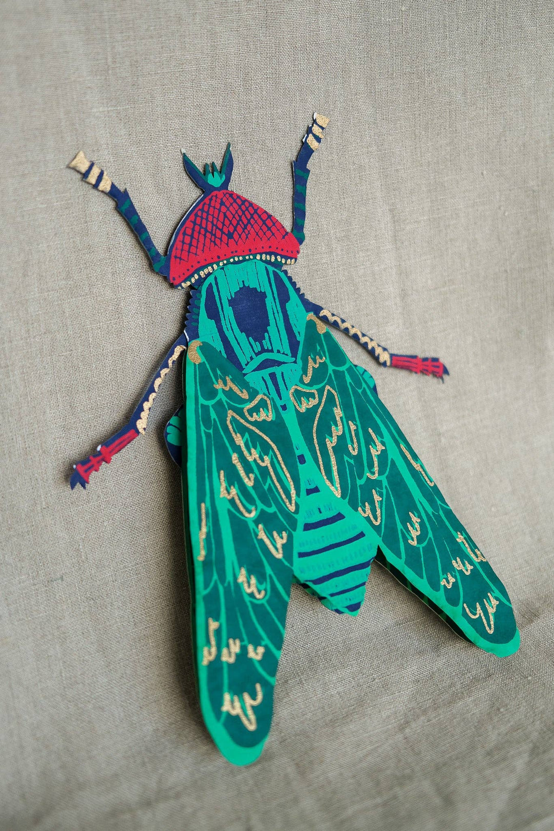 UK/EU: Blue Bottle Greeting Card: C6