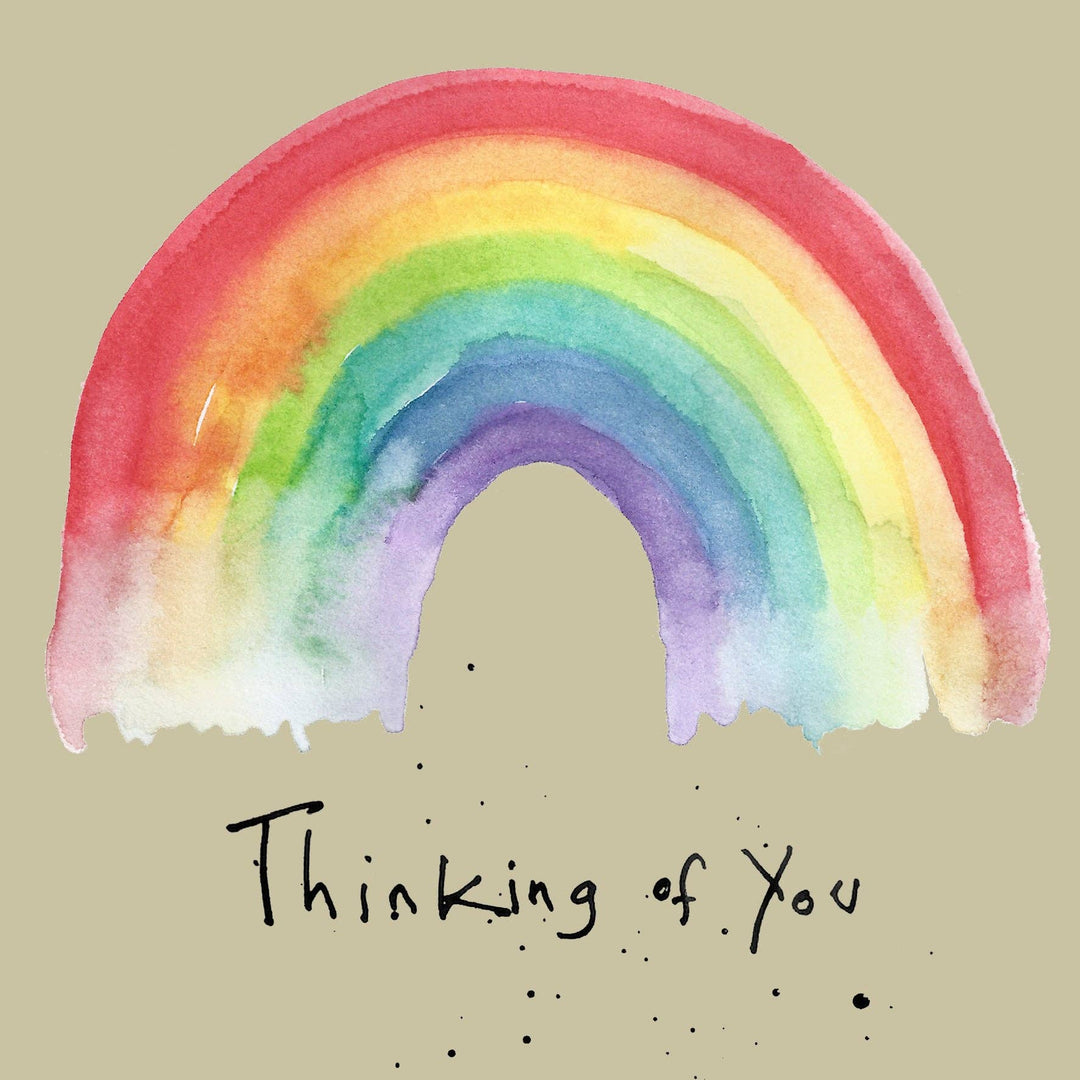 'Thinking of You Rainbow' Greetings Card , FP647