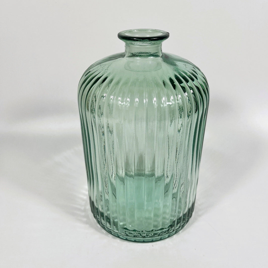 Recycled Glass 23cm Apothecary Vase: Amethyst