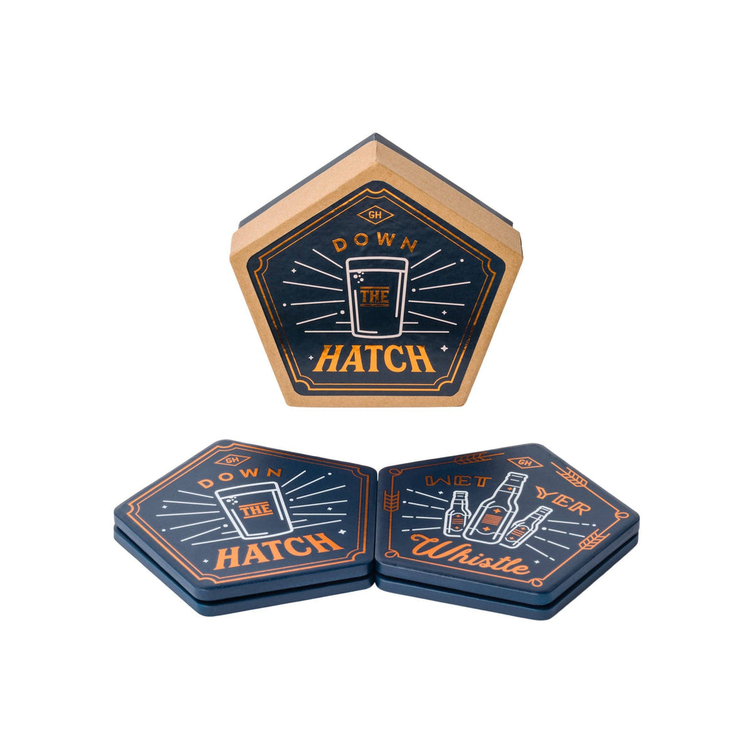Gentlemen's Hardware Ceramic Coasters - Beer (Set Of 4)