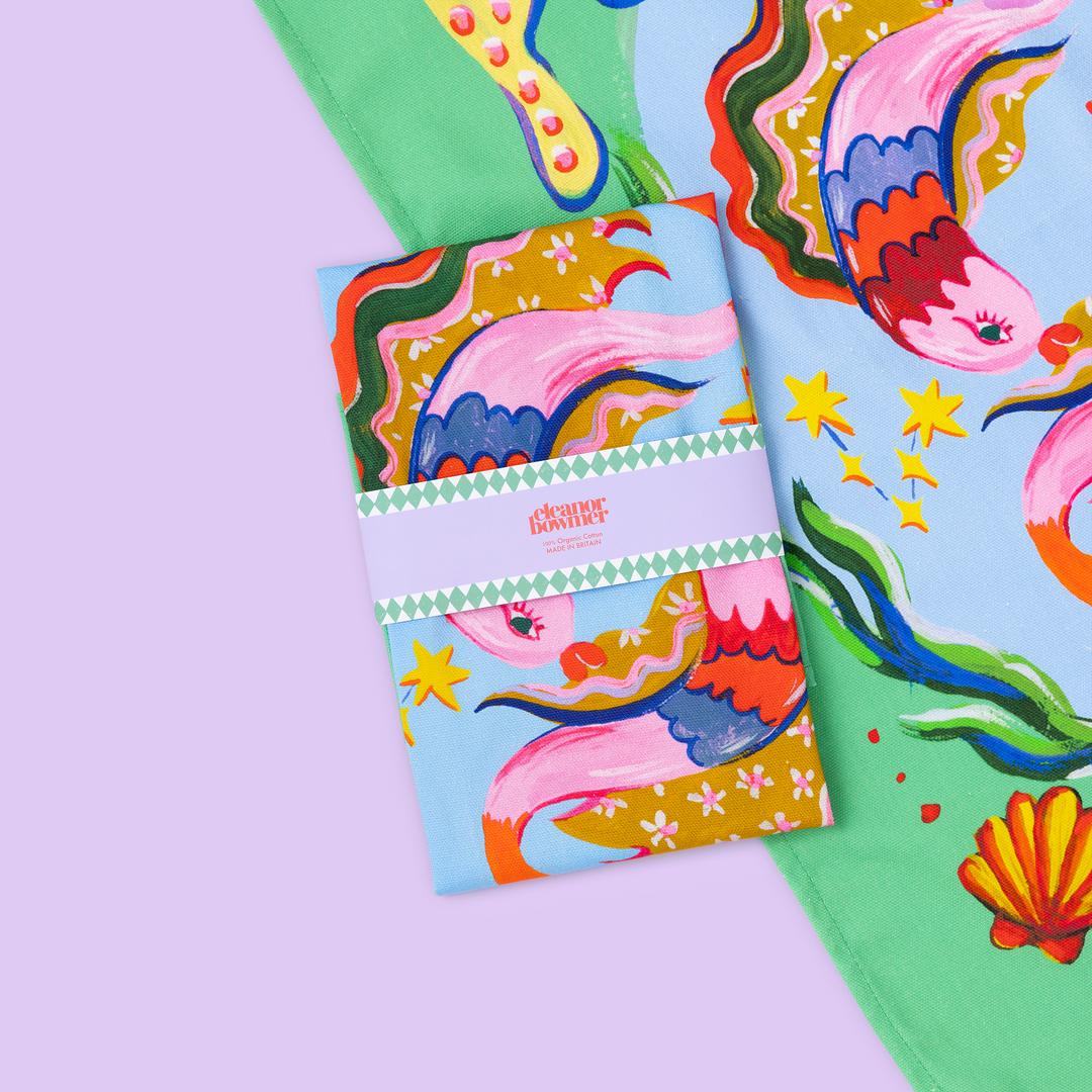 Pisces Zodiac Tea Towel