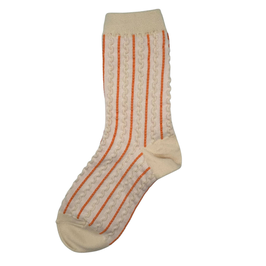 Lyon single socks: Cream