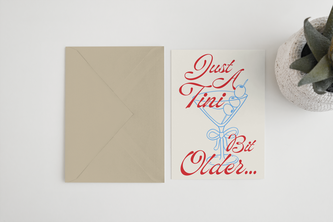 Just a tini bit older card: Card Clasp (Plastic Free) / 5x7