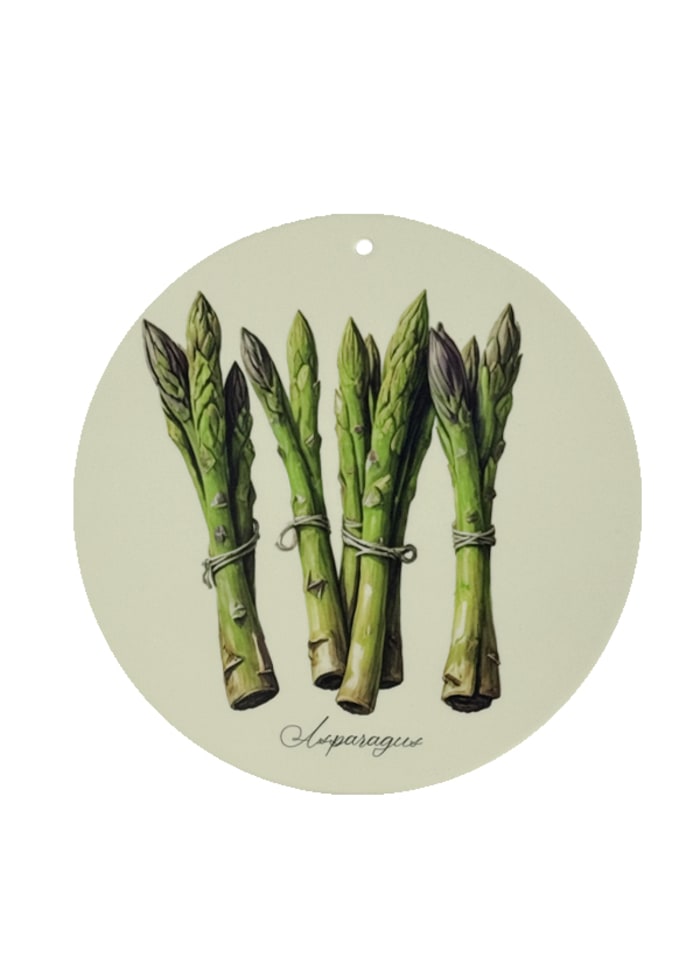 Plate asparagus