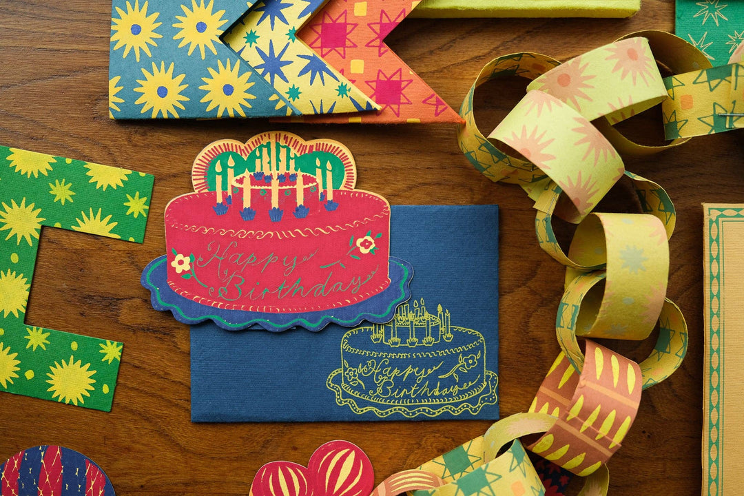 UK/EU: Party Cake Greeting Card