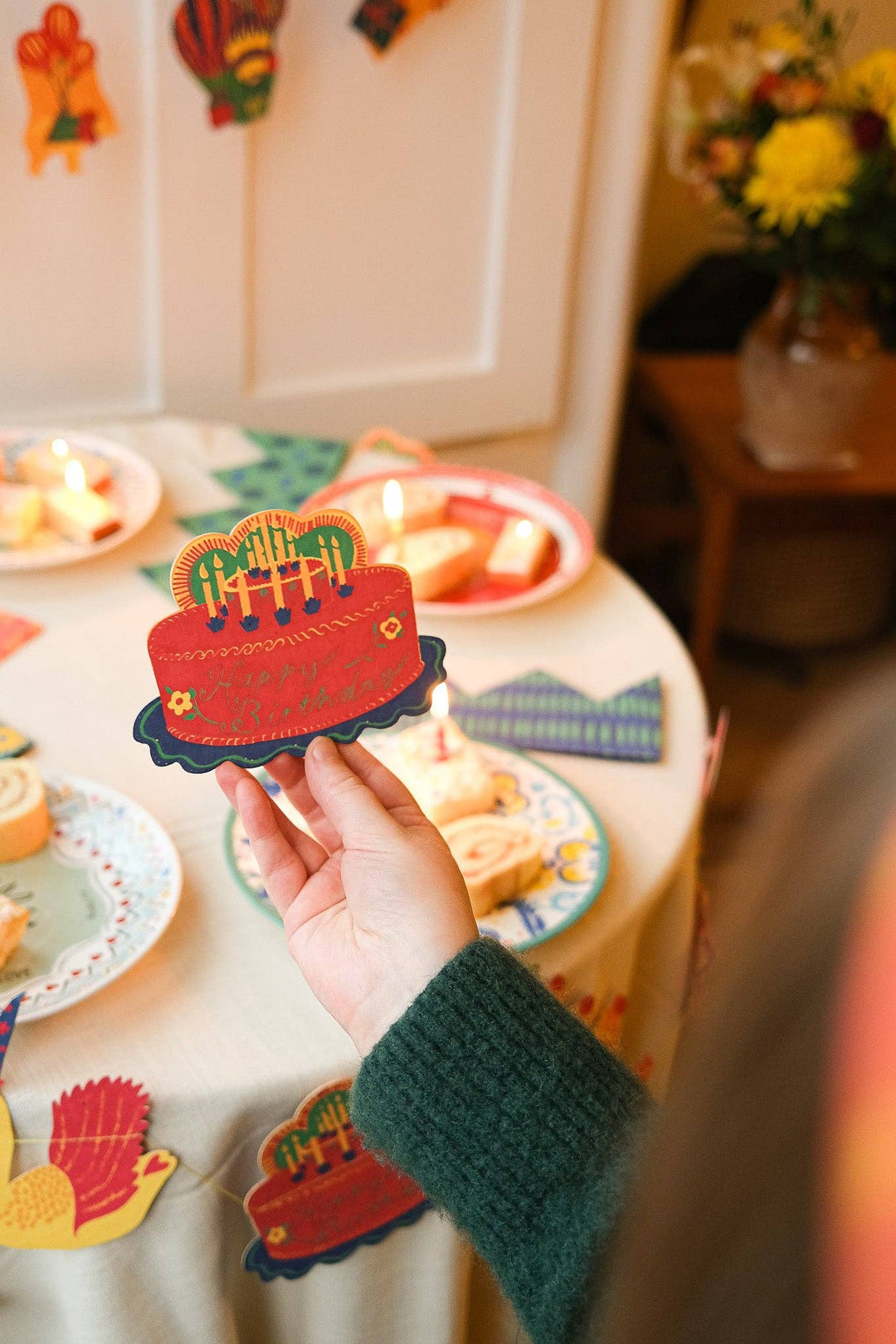 UK/EU: Party Cake Greeting Card