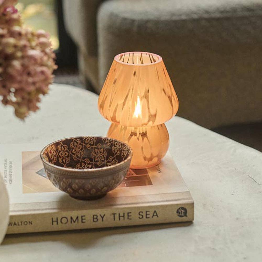 CADY PORTABLE TABLE LAMP, APRICOT