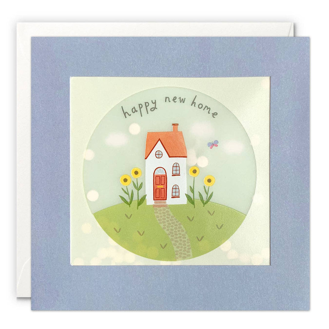 Sunflowers Confetti New Home Card - Paper Shakies
