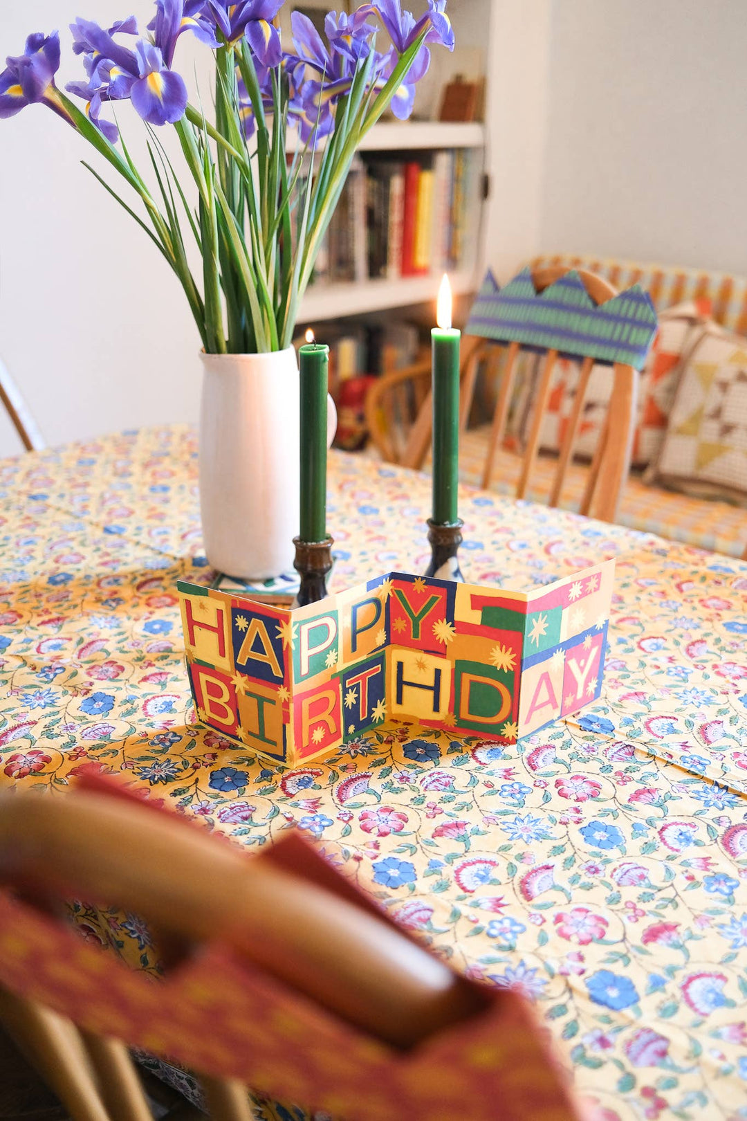 UK/EU: Happy Birthday Concertina Greeting Card