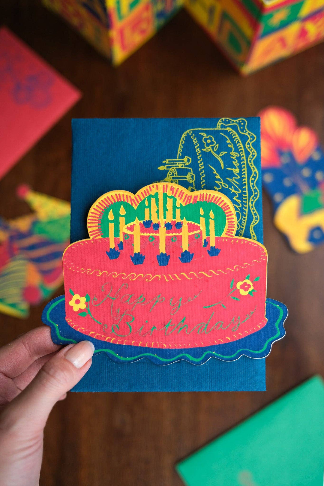 UK/EU: Party Cake Greeting Card