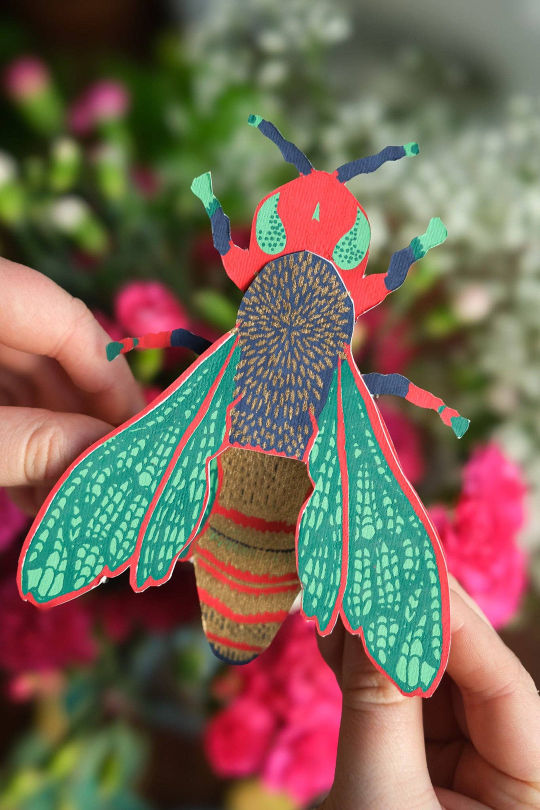 UK/EU: Wasp Greeting Card: C5