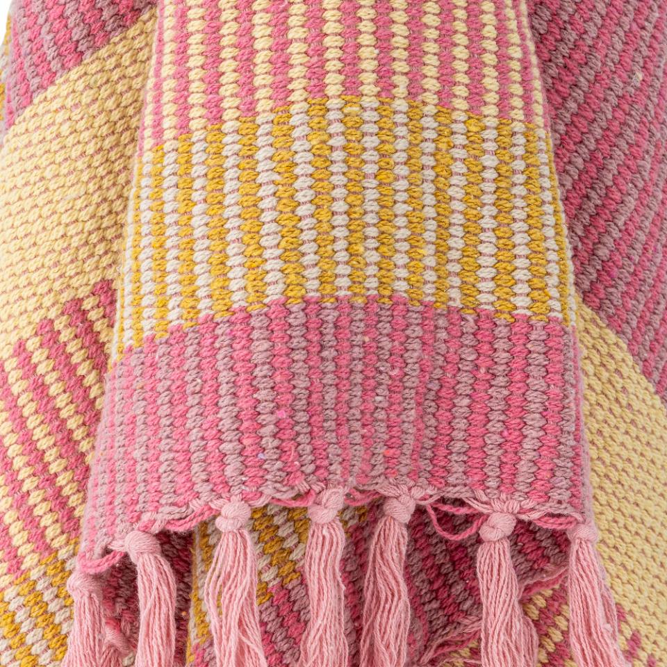 Isnel Throw, Multi, Recycled Cotton