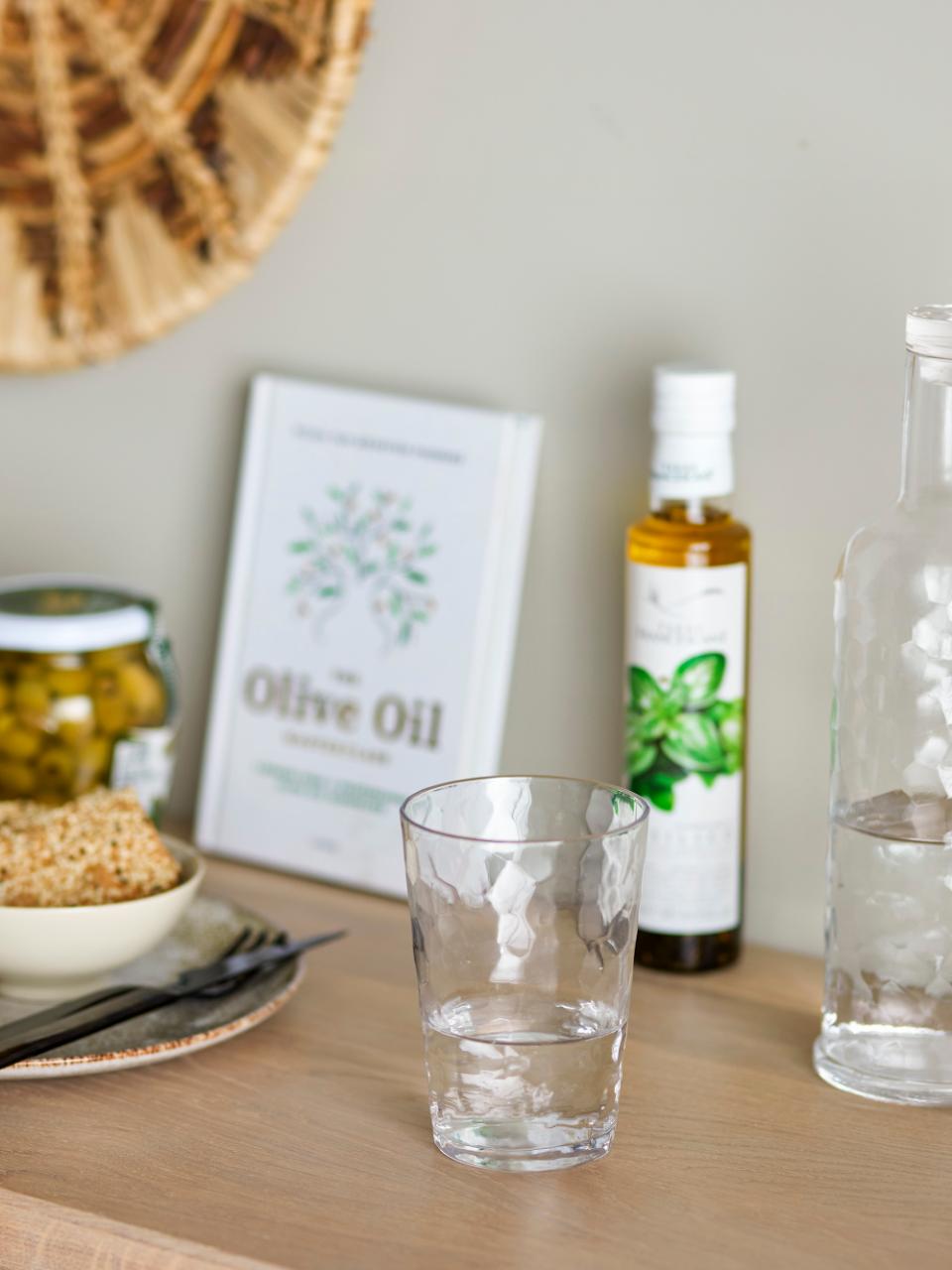 Ellah Drinking Glass, Clear, Glass