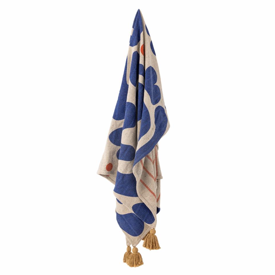 Eviaya Throw, Multi, Recycled Cotton