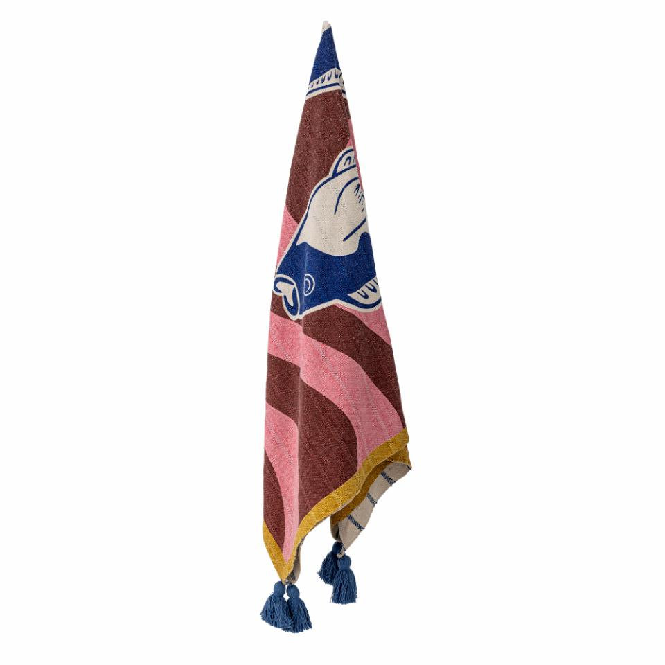 Remy Throw, Multi, Recycled Cotton