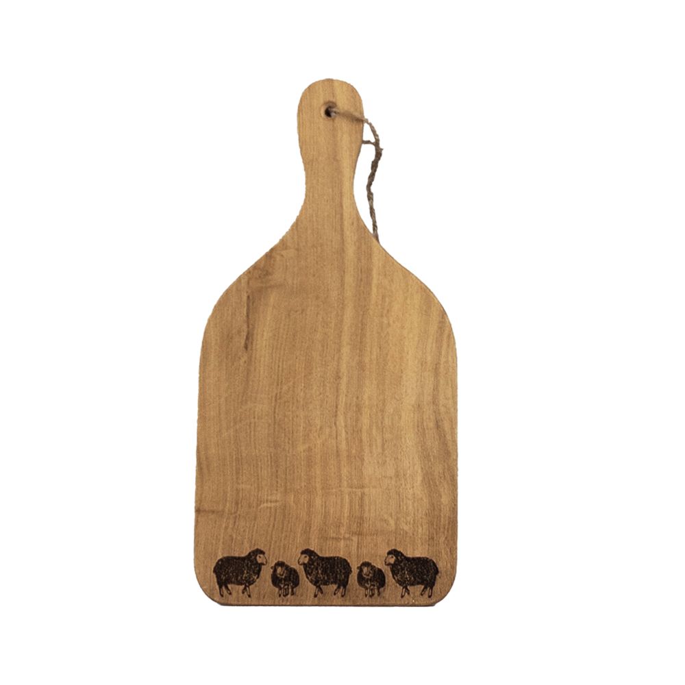 Oak Hanging Paddle - Small - Sheep