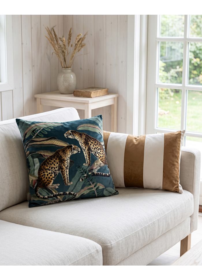Guacamole Velvet Cushion