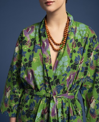 ANCOLIE VIBRANT GREEN Gown