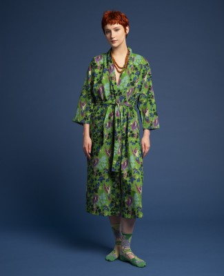 ANCOLIE VIBRANT GREEN Gown