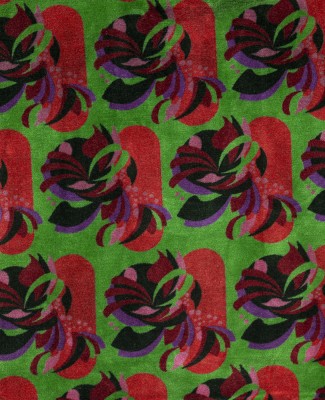 SPLIT GREEN Velvet Robe