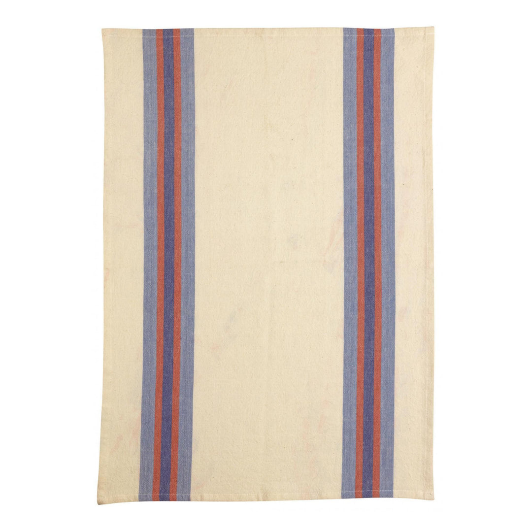 Recycled Tea Towel Yuna Majorelle/Naturel 50 X 70
