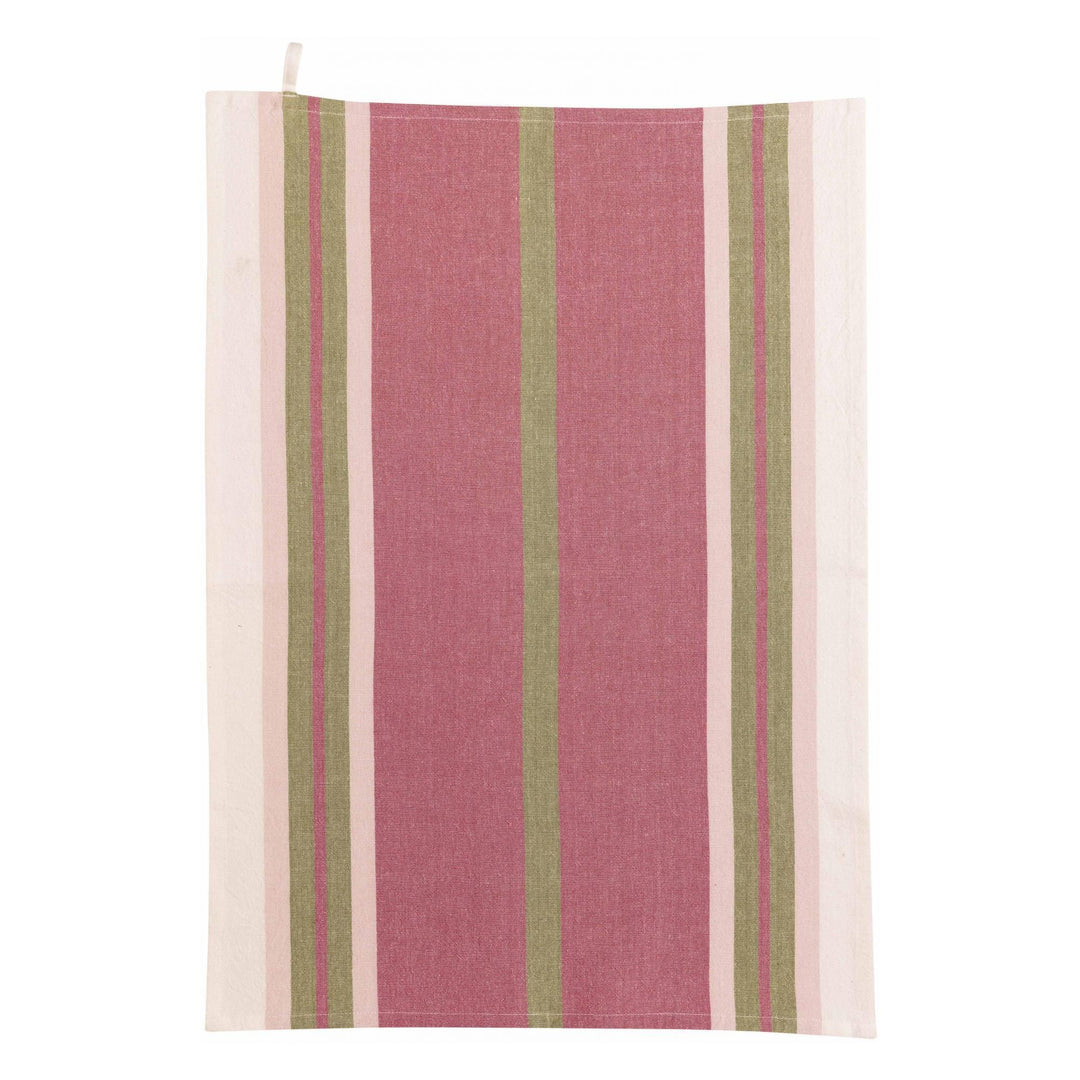 Recycled Tea Towel Rose  50 X 70