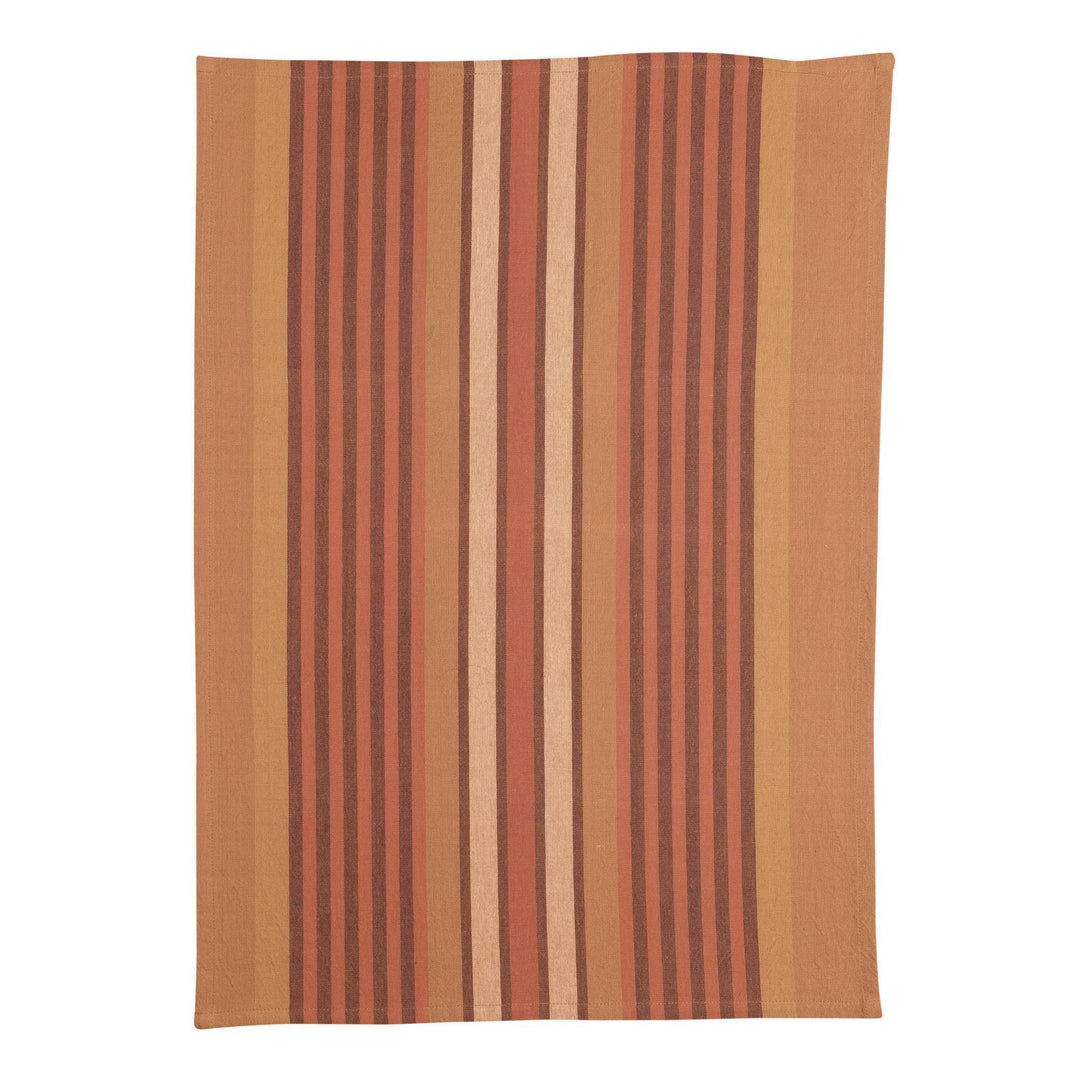 Recycled Tea Towel Terracotta  50 X 70