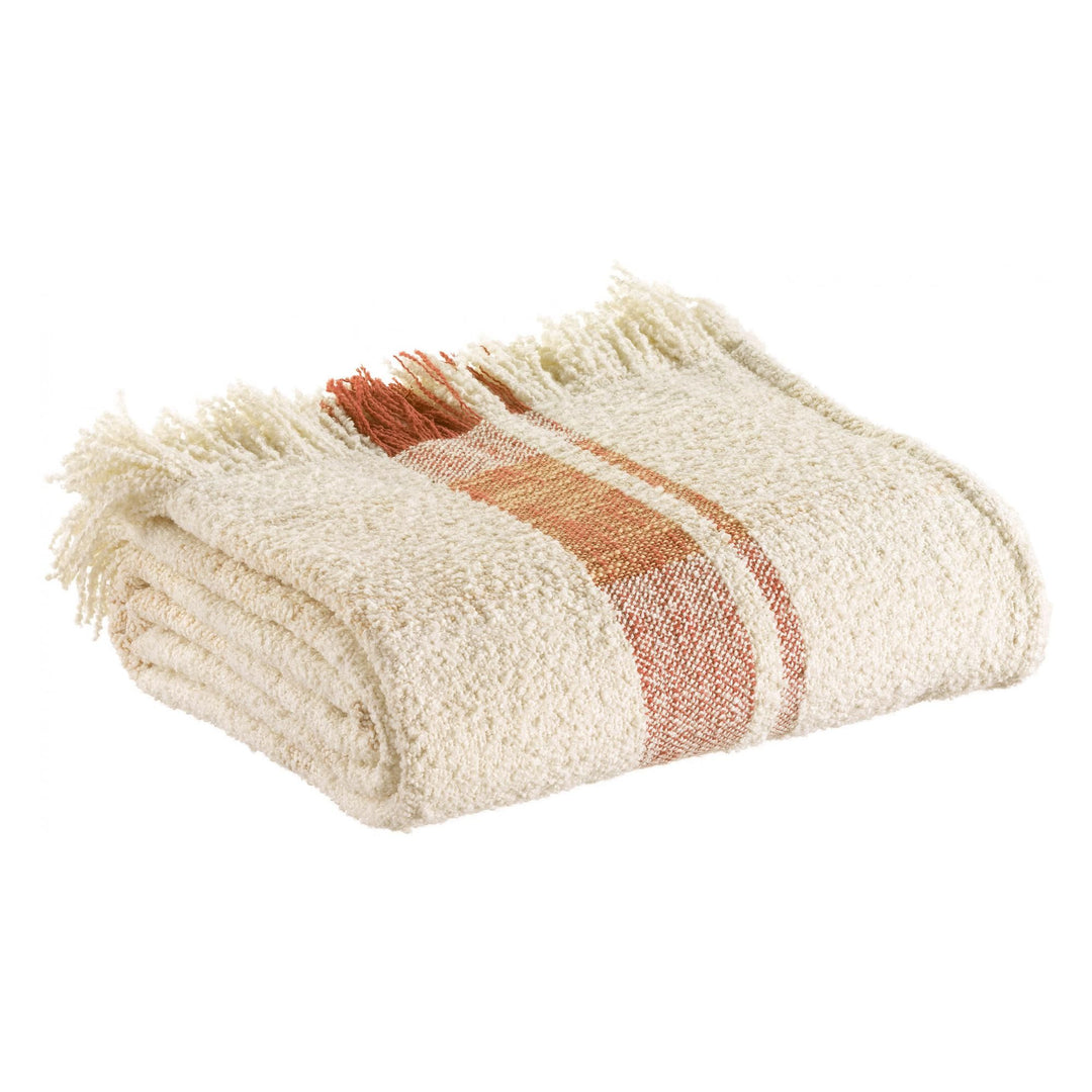Jane Jacquard Throw Blanket Multico sienne 130 X 160