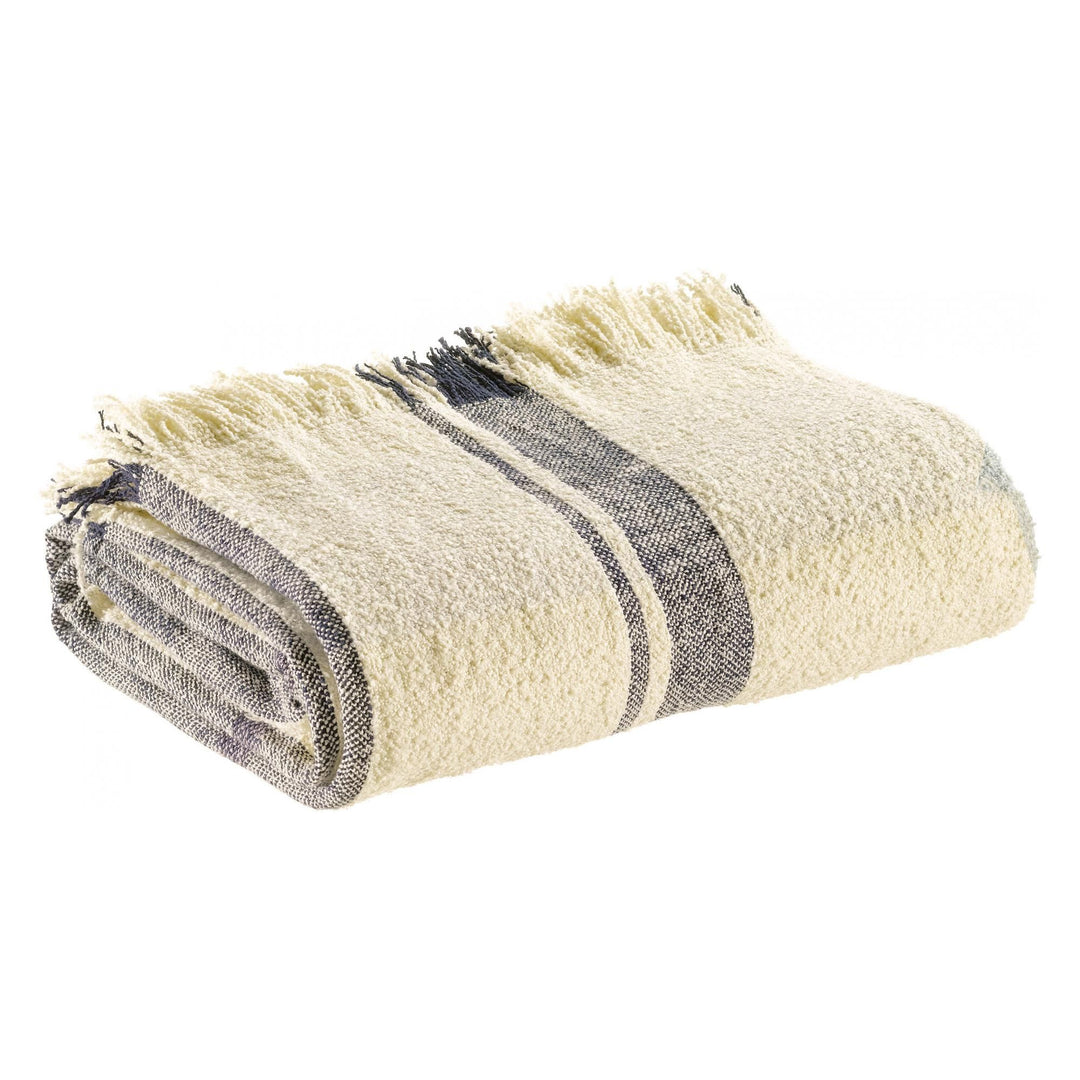 Jane Jacquard Throw Blanket Multi Marine 130 X 160