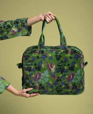 ANCOLIE VIBRANT GREEN Weekend Bag