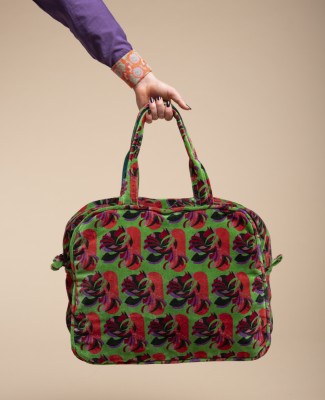 SPLIT GREEN Weekend Bag