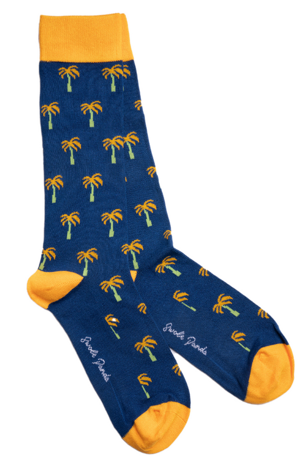 PALM TREE BAMBOO SOCKS 7-11