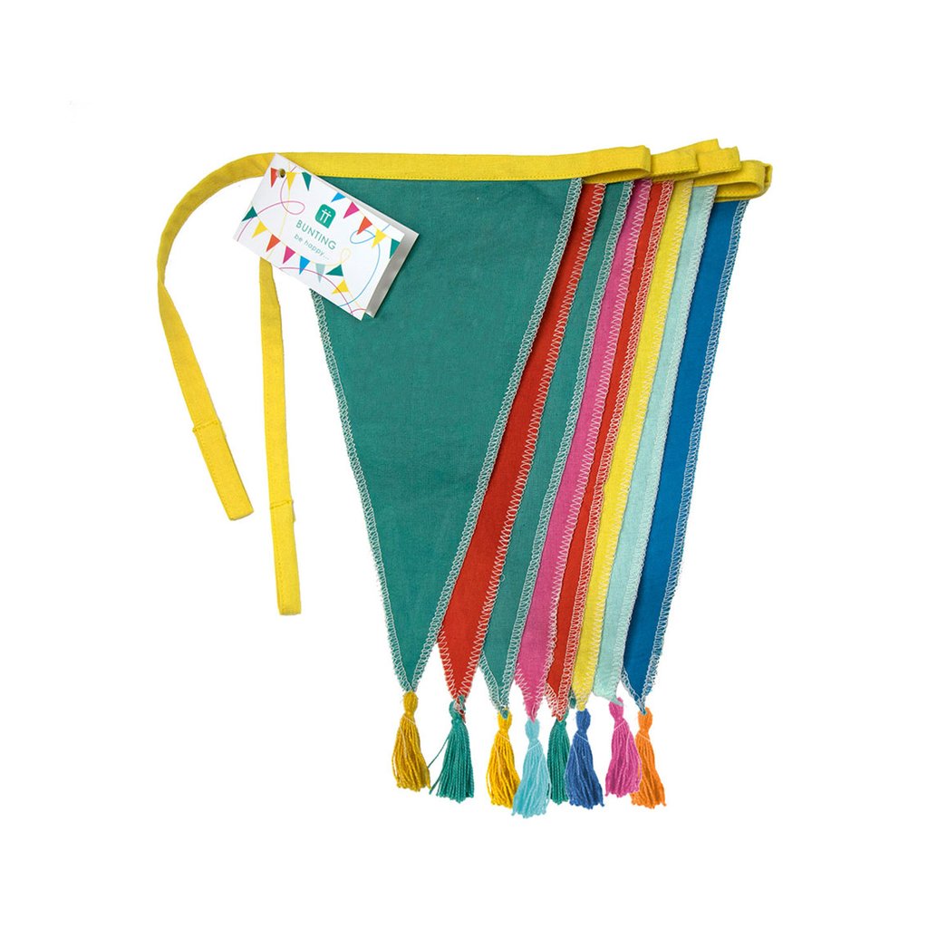 We Heart Birthdays Rainbow Fabric Bunting 3M/10Ft