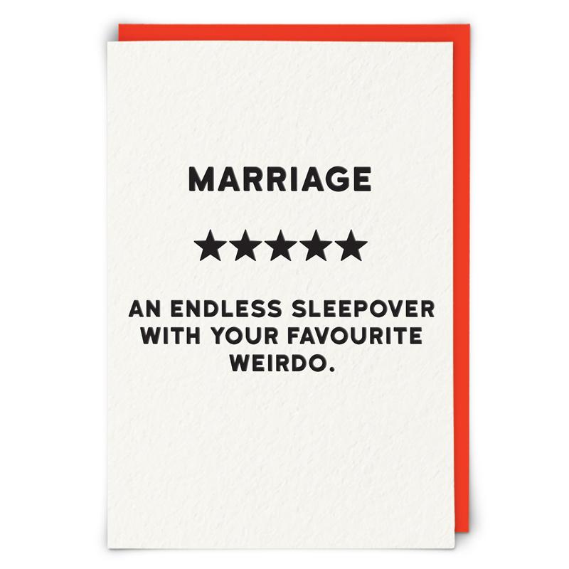 Marriage Star - Greeting Card