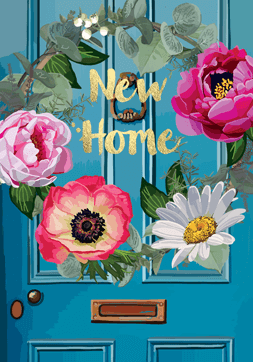 New Home - Floral Door