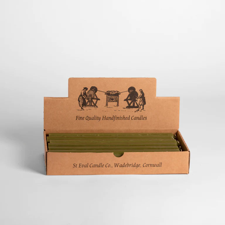 St Eval Dinner Candle Olive £2.50
