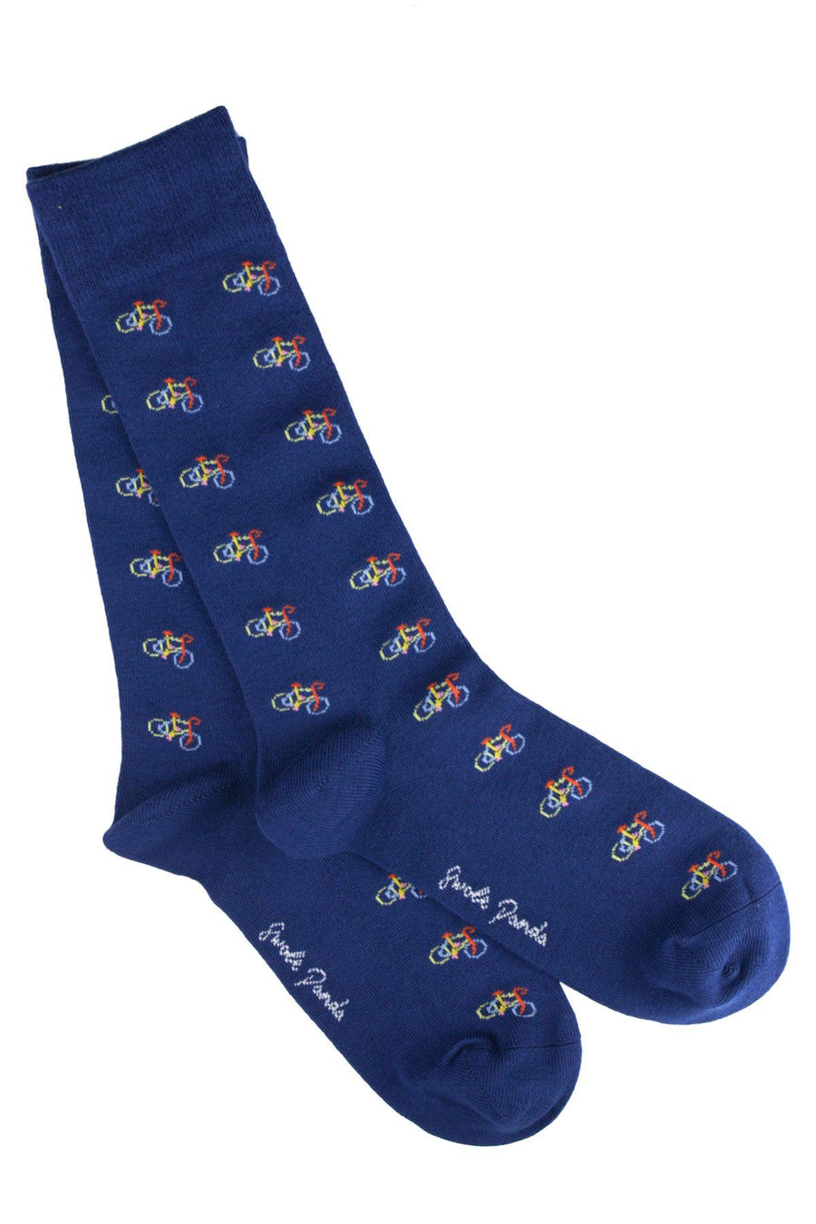 Socks - Blue Bicycle Bamboo Socks